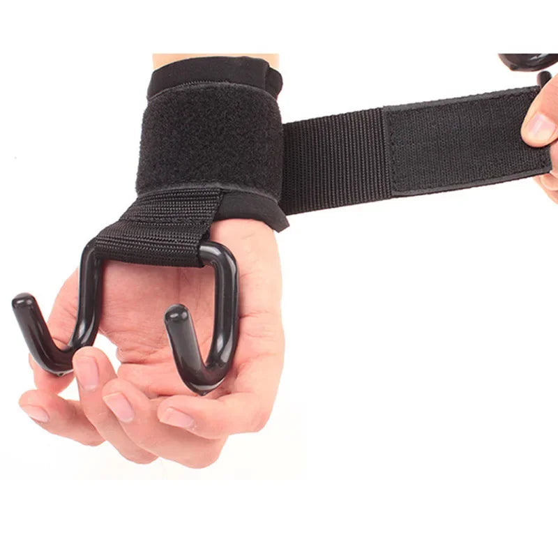 Zughaken mit Handgelenkstütze – 1 Paar